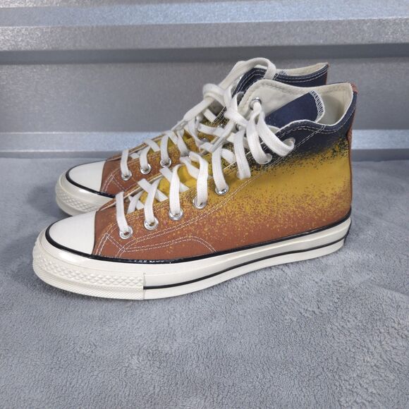 Converse Men's Chuck 70 Hi Multicolor Scatter Dye Shoes Canvas Sneakers Trainers - Picture 4 of 12